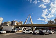 Obras no Monumento dos Dois Marcos alteram trânsito nas avenidas 85 e T-63 durante feriado obras-no-monumento-dos-dois-marcos-alteram-transito-nas-avenidas-85-e-t-63-durante-feriado